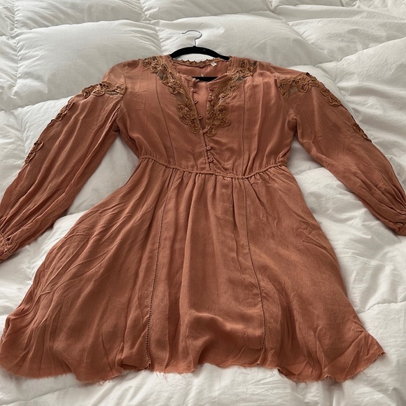 Free People Boho Dress w crochet accents Brand New Size Small ✨Rare✨ - Picture 2 of 11